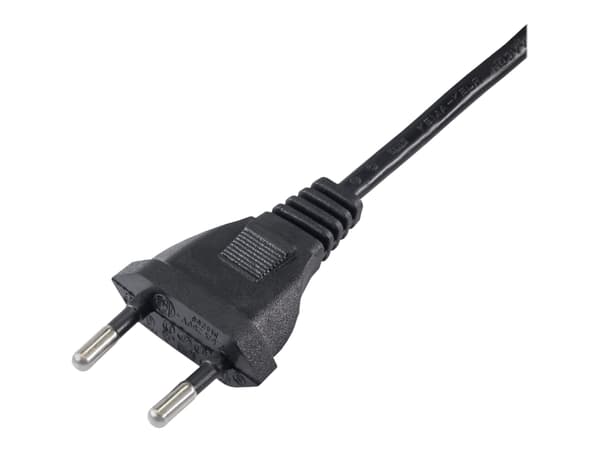 Akyga Pro Series Eight - Strømkabel - Europlug til IEC 60320 C7 - 250 V - 2,5 A - 3 m - lajiteltu