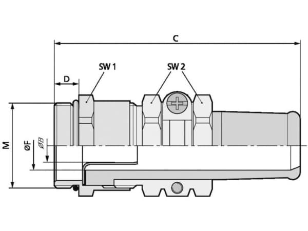 Lapp SKINDICHT 52105620, Metallinen, Messinki, 25 kpl, PG16, 6 mm, IP65