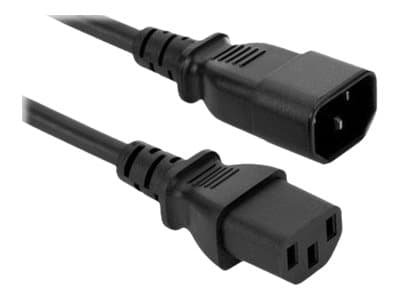 Akyga Pro Series - Jatkojohto verkkovirralle - IEC 60320 C14 - IEC 60320 C13 - 250 V - 10 A - 5 m - musta