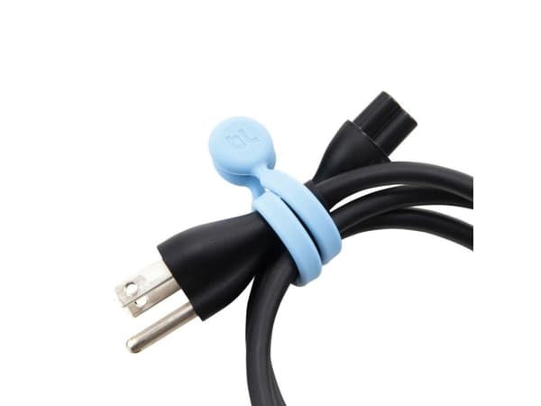 Bluelounge MagWrap, Frigjørbart buntebånd, Blå, 2 hoder, 12,1 cm, 4 stykker