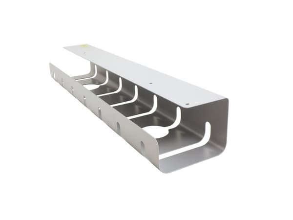 ROLINE 17.03.1302, Lige kabelbakke - Aluminium / Sølv - 110 mm x 80 mm x 530 mm