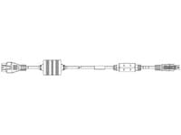 Zebra - Strømkabel (hann) (hann) - for Zebra MC2200, MC27, MC3330XR, MC3390xR