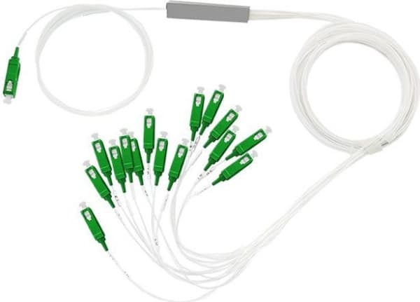 Qoltec - Nätverksdelare - SC/APC enkelläge (hane) till SC/APC enkelläge (hane) - 1.5 m - fiberoptisk - G.657.A