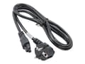 Pikkukuva 4 / 5: Akyga Power Cord AK-NB-01C for notebooks VDE IEC C5 250V/50Hz 1,5m, 1,5 m, CEE7/7, C5 liitin