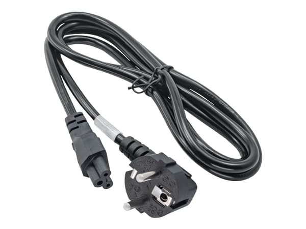 Akyga Power Cord AK-NB-01C for notebooks VDE IEC C5 250V/50Hz 1,5m, 1,5 m, CEE7/7, C5 liitin