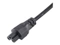 Pikkukuva 2 / 5: Akyga Power Cord AK-NB-01C for notebooks VDE IEC C5 250V/50Hz 1,5m, 1,5 m, CEE7/7, C5 liitin