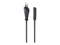 Miniatyrbilde 5 av 5: Gembird PC-184-VDE - Strømkabel - Europlug (hann) til power IEC 60320 C7 - 10 A - 1.8 m - formstøpt - Europa