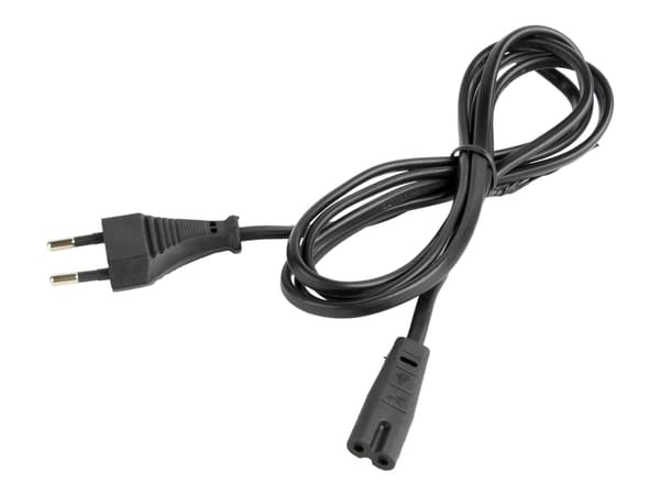 Gembird PC-184-VDE - Strømkabel - Europlug (hann) til power IEC 60320 C7 - 10 A - 1.8 m - formstøpt - Europa