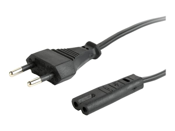 Gembird PC-184-VDE - Strømkabel - Europlug (hann) til power IEC 60320 C7 - 10 A - 1.8 m - formstøpt - Europa