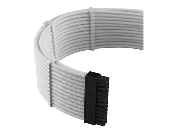 CableMod PRO Series ModMesh C-Series - Strømkabelsett - formstøpt - hvit