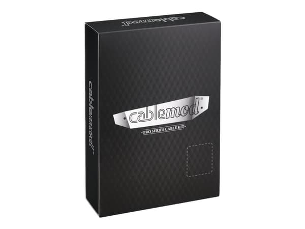 CableMod PRO Series ModMesh C-Series - Strømkabelsett - formstøpt - hvit