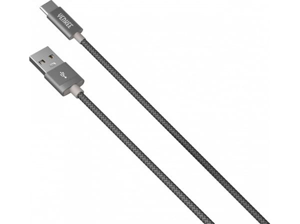Yenkee USB-A - USB-C 2m grå kabel (45013684)