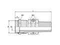 Miniatyrbild 2 av 5: LAPP SKINDICHT® SR-SV-M 20X1,5/13,5/11 52105850 Kabelgenomföring M20 Mässing Mässing 25 st