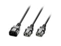 Miniatyrbilde 1 av 4: Lindy 30363, 1 m, C14 kopling, 2 x C13 kopling