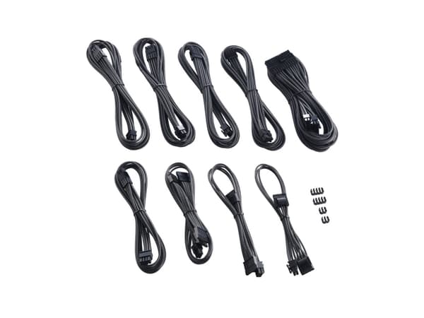 CableMod PRO Series ModMesh C-Series AXi, HXi & RM Cable Kit - Strømkabelsett - formstøpt - karbon