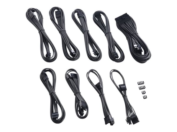 CableMod PRO Series ModMesh C-Series AXi, HXi & RM Cable Kit - Strømkabelsett - formstøpt - karbon