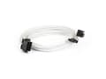 Miniatyrbilde 4 av 5: Phanteks - Strømforlengelseskabel - 8-pins PCIe-strøm (6+2) (hunn) til 8-pins PCIe-strøm (hann) - 50 cm - hvit