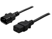PowerWalker - Strömkabel - IEC 60320 C19 till IEC 60320 C14 - 1.8 m - för PowerWalker VI 1000 RLP, VI 2000 RLP, VI 3000 RLP