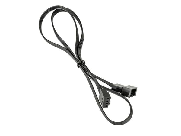 Kolink 4-pins PWM forlenger 60 cm - svart