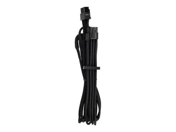 CORSAIR Premium individually sleeved (Type 4, Generation 4) - Strömkabel - 8-stifts PCIe-ström (hane) spärrad till 8-stifts PCIe-ström (6+2) (hane) s