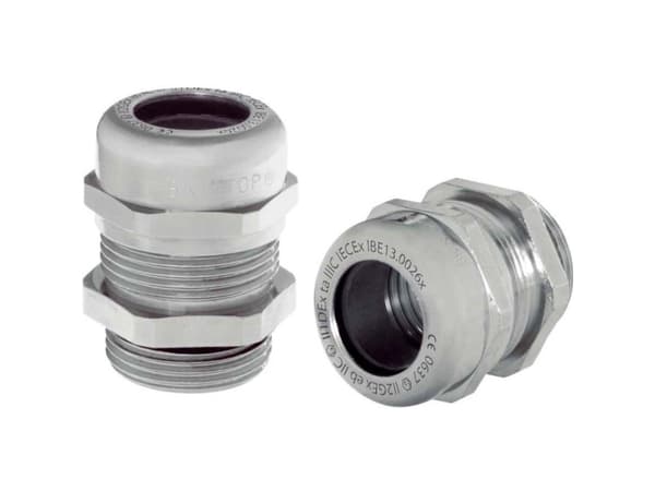 Lapp 53112830, Rostfritt stål, Nickel, Silikon, 25 styck, Rak, M25x1.5, 1,2 cm