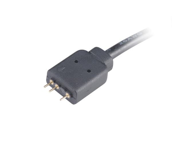 Akasa AK-CBLD07-50BK - RGB LED splitter - 3-pinners adresserbar RGB LED-kontakt (hun) til 3-pinners adresserbar RGB LED-kontakt (hann) - 50 cm