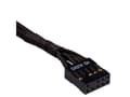 Miniatyrbilde 5 av 5: CORSAIR Premium Sleeved Front Panel Extension Kit - Datakabelsett - svart