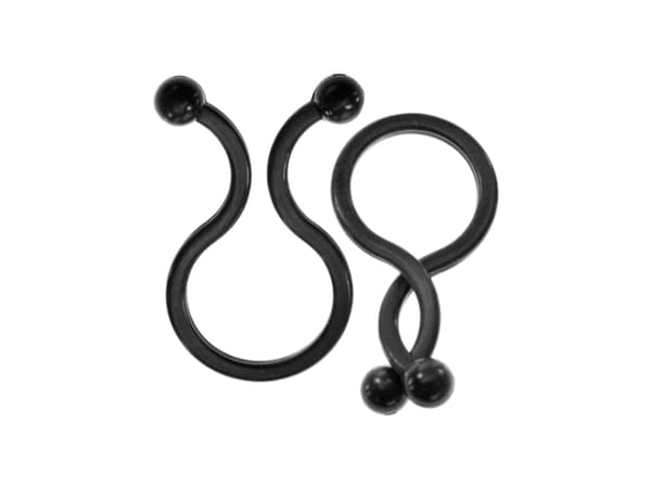 InLine 59966L, Sort, 30 mm, 10 stykker, 10 stykker