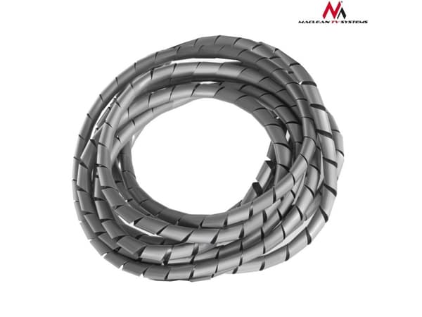 Maclean organizer Cable cover MCTV-684 B (5 * 6mm) 3m black spiral (MCTV-684)