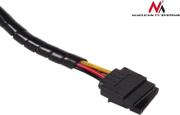 Maclean organizer Cable cover MCTV-684 B (5 * 6mm) 3m black spiral (MCTV-684)