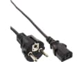 Miniatyrbilde 2 av 2: InLine 4043718023011, 1,8 m, C13 kopling, CEE7/7