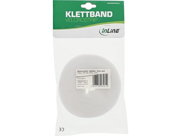 InLine 59934W, Felt, Hvit, 10000 mm, 16 mm, 1 stykker