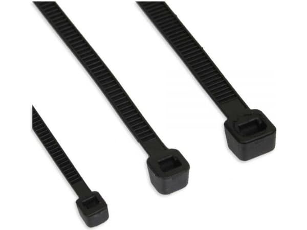 InLine 59963K, Svart, 176,5 N, -20 - 85 ° C, 300 mm, 3,6 mm, 100 styck