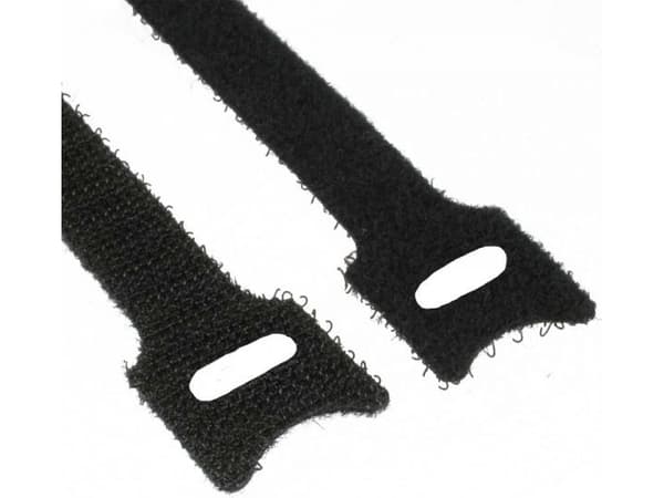InLine 59943K, Nylon, Sort, 125 mm, 12 mm, 12 mm, 10 stykker
