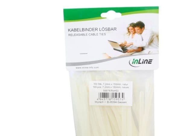 InLine 59974A, Beige, 215,7 N, -20 - 85 °C, 200 mm, 7,2 mm, 7,2 mm
