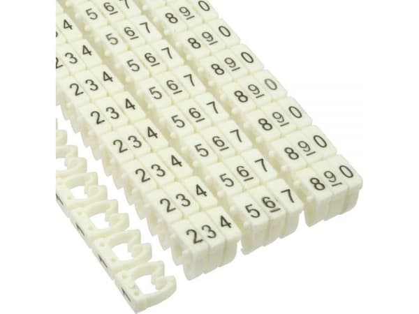 InLine 59961H, Plast, Hvit, 100 stykker