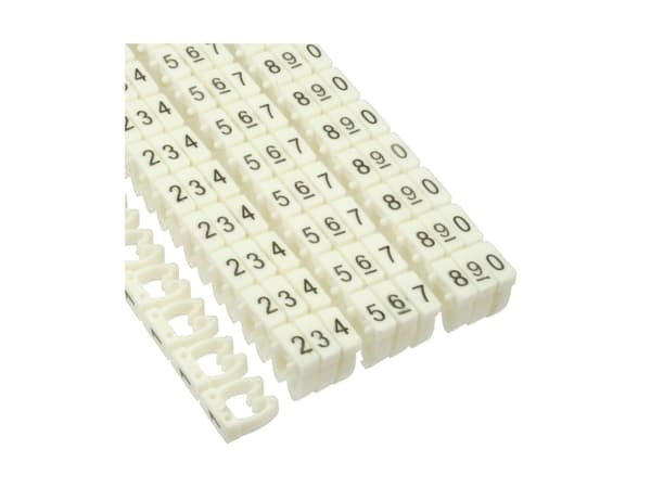 InLine 59961H, Plast, Hvit, 100 stykker