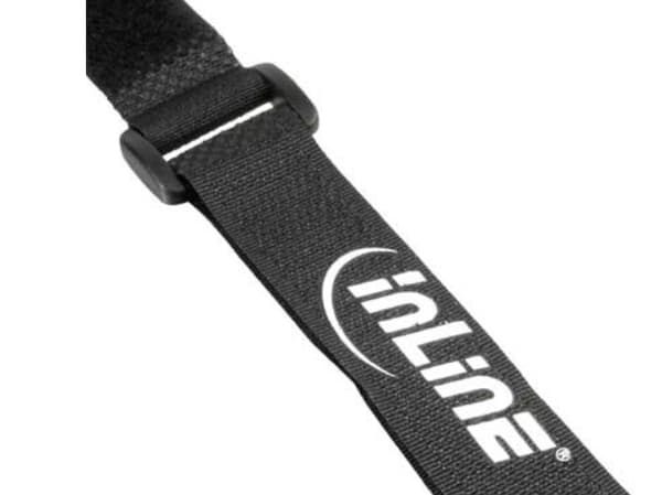 InLine 59945S, Nylon, Sort, 500 mm, 20 mm, 10 stykker