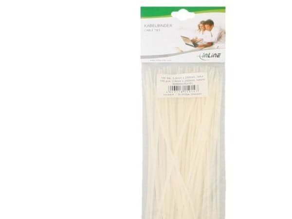 InLine 59964G, Beige, 176,5 N, -20 - 85 °C, 250 mm, 3,6 mm, 3,6 mm
