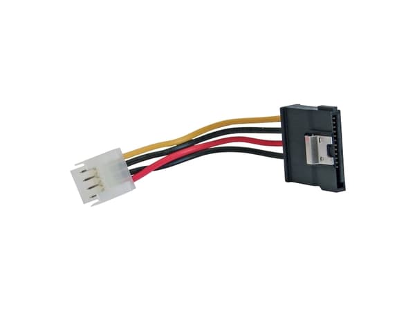 InLine 29660B, 0,15 m, Floppy (4-pin), SATA 15-pin, Hankjønn, Hunkjønn, Rett