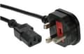 Miniatyrbilde 1 av 4: InLine 16651P, 1 m, BS 1363, C13 kopling, 250 V, 13 A