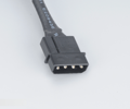 Miniatyrbilde 3 av 5: Akasa - Strømforlengelseskabel - 4-pin intern strøm (hann) til 4-pin intern strøm (hunn) - 30 cm - maskesvart