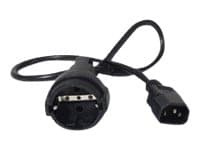 APC - Strømkabel - power CEE 7/7 (hunn) til IEC 60320 C14 - 10 A - 61 cm - svart - for P/N: SCL500RMI1UC, SCL500RMI1UNC, SMTL750RMI2UC, SRT1500RMXLI,