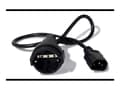 Miniatyrbilde 4 av 5: APC - Strømkabel - power CEE 7/7 (hunn) til IEC 60320 C14 - 10 A - 61 cm - svart - for P/N: SCL500RMI1UC, SCL500RMI1UNC, SMTL750RMI2UC, SRT1500RMXLI,
