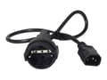Miniatyrbilde 2 av 5: APC - Strømkabel - power CEE 7/7 (hunn) til IEC 60320 C14 - 10 A - 61 cm - svart - for P/N: SCL500RMI1UC, SCL500RMI1UNC, SMTL750RMI2UC, SRT1500RMXLI,