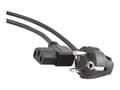 Miniatyrbilde 5 av 5: Gembird PC-186A-VDE - Strømkabel - power CEE 7/7 (hann) vinklet til power IEC 60320 C13 høyrevinklet - 10 A - 1.8 m - formstøpt - svart