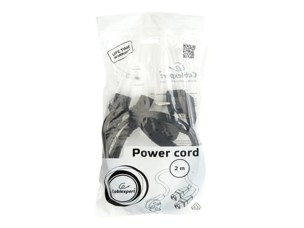 Gembird PC-186-ML6 - Strömkabel - power IEC 60320 C13 till power CEE 7/7 (hane) - Växelström 220-250 V - 2 m - formpressad
