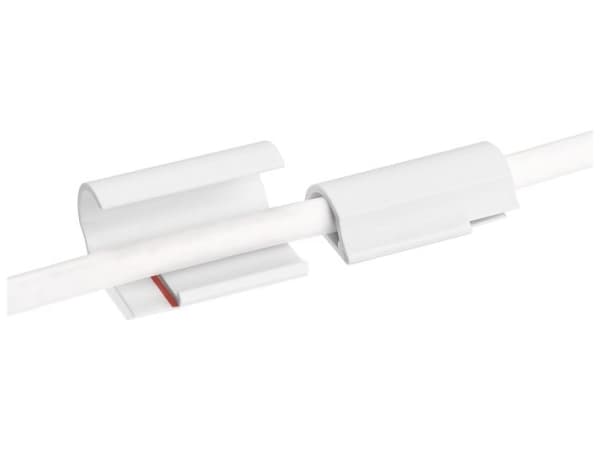 TESA Powerstrips, Kaapelikiinnike, Muovi, Valkoinen