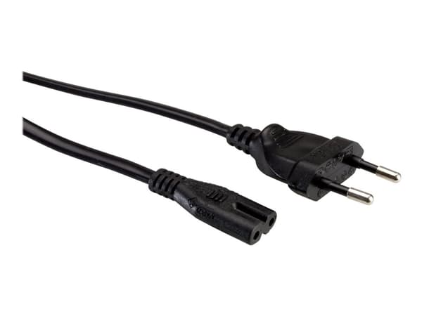 Roline - Strømkabel - Europlug (han) til IEC 60320 C7 - AC 250 V - 2,5 A - 1,8 m - lajiteltu