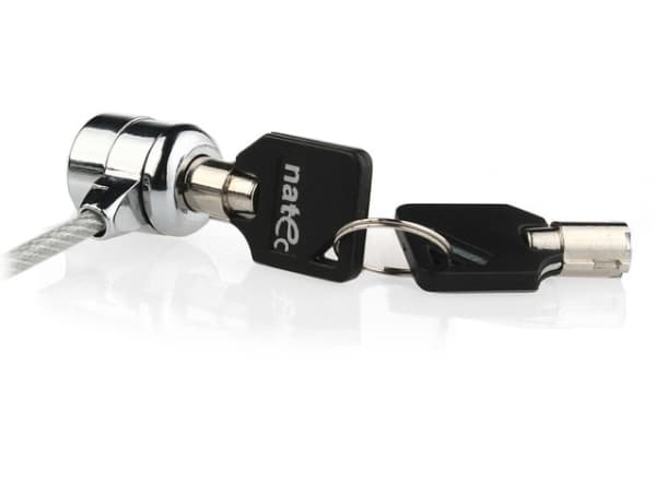 NATEC LOBSTER KEY, 1,8 m, 2 nycklar, Plast, Stål, Metallisk